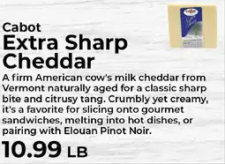 Sunset Foods Cabot extra sharp cheddar offer