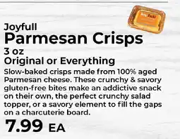 Sunset Foods Joyfull Parmesan Crisps offer