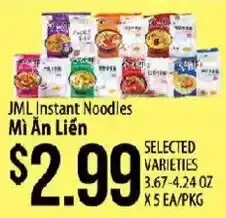 Hmart Jml Instant Noodles offer