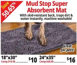 Ocean State Job Lot Mud Stop Super Absorbent Mat offer