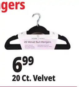 Ocean State Job Lot HomeLiving Velvet Suit Hangers 20 Count offer