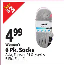 Ocean State Job Lot Women's 6 Pk. Socks offer