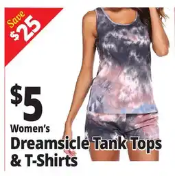 Ocean State Job Lot Women's Dreamsicle Tank Tops & T-Shirts offer