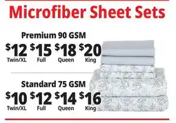 Ocean State Job Lot Microfiber Sheet Sets offer