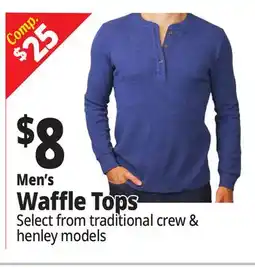 Ocean State Job Lot Men's Waffle Tops offer