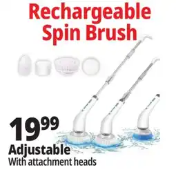 Ocean State Job Lot Adjustable Rechargeable Spin Brush offer
