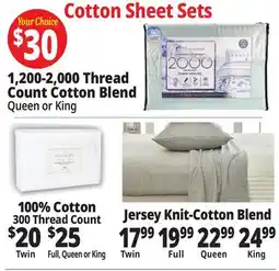 Ocean State Job Lot Cotton Sheet Sets offer