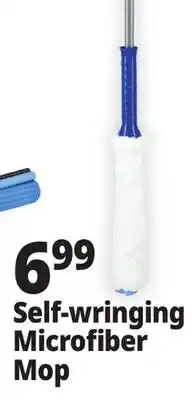 Ocean State Job Lot Gleam Self-Wringing Microfiber Mop offer