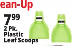 Ocean State Job Lot Plastic Leaf Scoops 2-Count offer