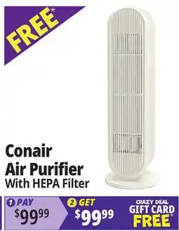 Ocean State Job Lot Conair Air Purifier Medium 200 sq. ft offer