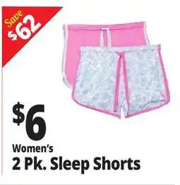 Ocean State Job Lot Women's 2 Pk. Sleep Shorts offer