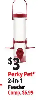 Ocean State Job Lot Perky Pet 2-in-1 Feeder offer