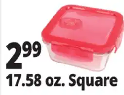 Ocean State Job Lot 17.58 oz. Square Glass Single offer