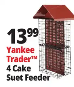 Ocean State Job Lot Yankee Trader 4 Cake Suet Feeder offer