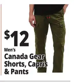 Ocean State Job Lot Men's Canada Gear Shorts, Capris & Pants offer