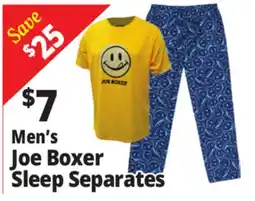 Ocean State Job Lot Men's Joe Boxer Sleep Separates offer