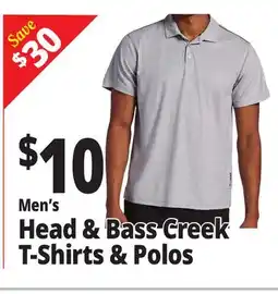 Ocean State Job Lot Men's Head & Bass Creek T-Shirts & Polos offer