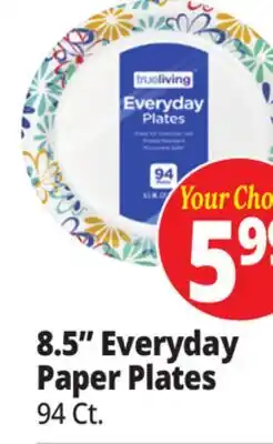 Ocean State Job Lot True Living Everyday Paper Plates 94 ct 8.5 offer