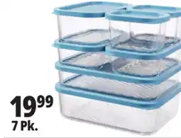 Ocean State Job Lot Home Living 7-Piece Glass Storage Set offer