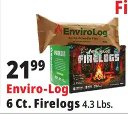 Ocean State Job Lot Enviro-Log Earth Friendly Fire Logs 6 Count offer