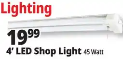 Ocean State Job Lot ZGB 45W LED Shop Light 4' offer