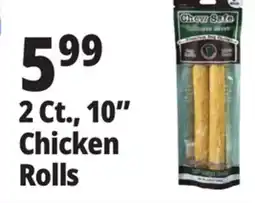 Ocean State Job Lot 2 Ct., 10 Chicken Rolls offer