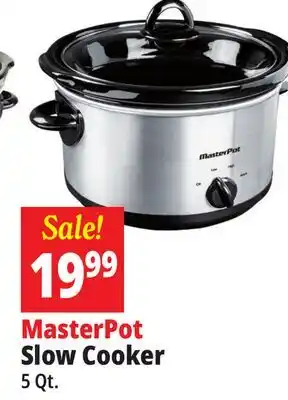 Ocean State Job Lot MasterPot Slow 5 Qt Cooker offer