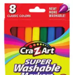 Ocean State Job Lot Cra-Z-Art Washable Markers 8 Piece offer