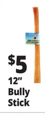 Ocean State Job Lot 12 Premium Bully Stick Pet Chew offer