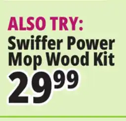 Ocean State Job Lot Swiffer Power Mop Wood Kit offer