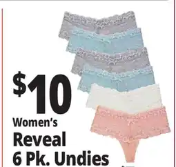 Ocean State Job Lot Women's Reveal 6 Pk. Undies offer