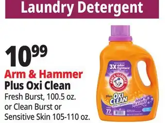 Ocean State Job Lot Arm & Hammer Plus Oxi Clean Stain Fighters Detergent 100.5 oz offer