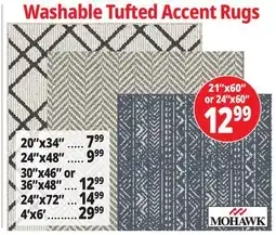 Ocean State Job Lot Washable Tufted Accent Rugs offer
