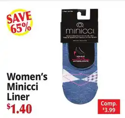 Ocean State Job Lot Women's Minicci Liner offer