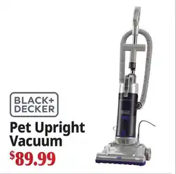 Ocean State Job Lot BLACK+DECKER Pet Upright Vacuum offer