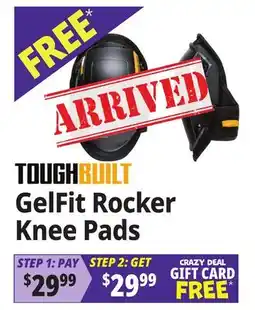 Ocean State Job Lot TOUGHBUILT GelFit Rocker Knee Pads offer