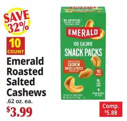 Ocean State Job Lot Emerald Roasted Salted Cashews offer