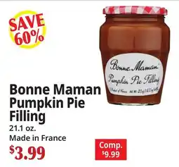 Ocean State Job Lot Bonne Maman Pumpkin Pie Filling offer