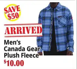 Ocean State Job Lot Men's Canada Gear Plush Fleece offer