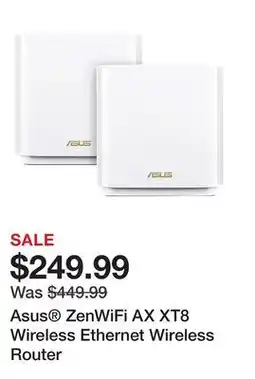 Office Depot Asus ZenWiFi AX XT8 Wireless Ethernet Wireless Router offer