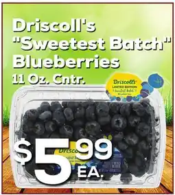 DeCicco & Sons Driscoll's Sweetest Batch Blueberries offer