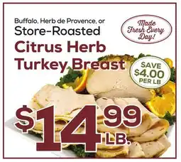 DeCicco & Sons Citrus Herb Turkey Breast offer