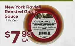 DeCicco & Sons New York Ravioli Roasted Garlic Sauce offer