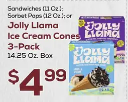 DeCicco & Sons Jolly Llama Ice Cream Cones offer