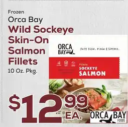 DeCicco & Sons Orca Bay Wild Sockeye Skin-On Salmon Fillets offer
