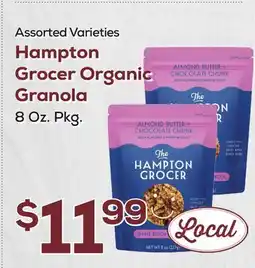 DeCicco & Sons Hampton Grocer Organic Granola offer