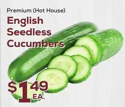 DeCicco & Sons English Seedless Cucumbers offer