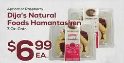 DeCicco & Sons Dija's Natural Foods Hamantashen offer