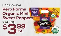 DeCicco & Sons Pero Farms Organic Mini Sweet Peppers offer