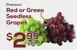 DeCicco & Sons Red or Green Seedless Grapes offer
